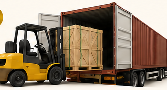 Container Loading for Indian granite export process
